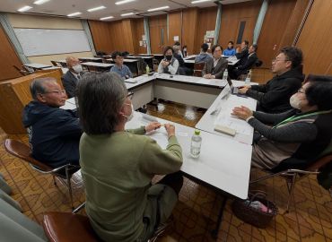 商工会青年部に開催頂いた町議と語る会