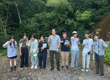 都会の中学生が8名来訪